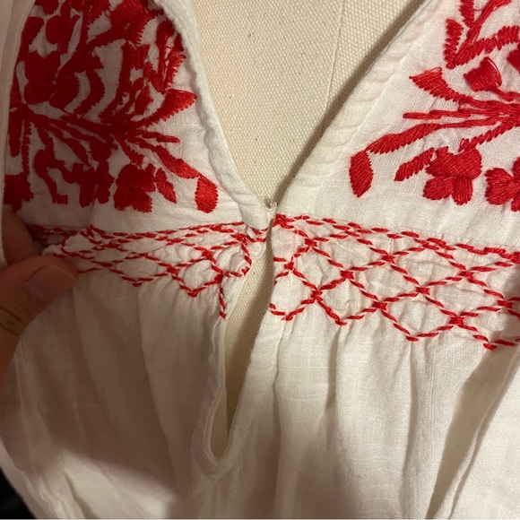 Free People gypsy style embroidered blouse - Picture 3 of 4